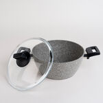 Alberto gray 7 piece granite cookware set image number 3