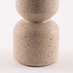 Homez resin huda vase 10.2*10.2*29.3cm, beige image number 3