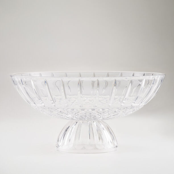 وعاء ديكور هومز زجاج شفاف 29.4*29.4*14.4 سم image number 0