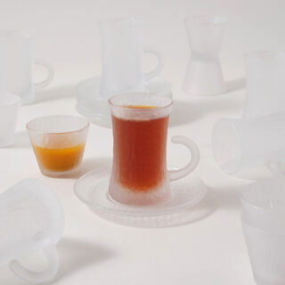 Dallaty 18Pcs Glass Coffee And Tea Set