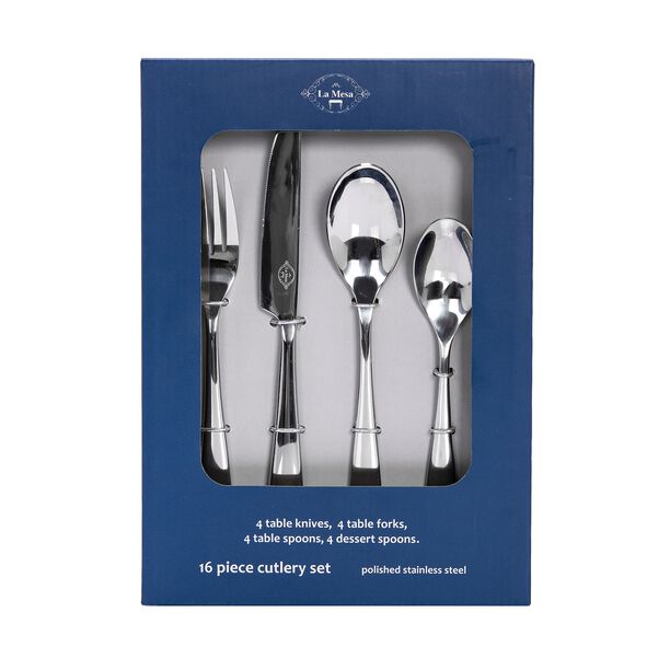 La Mesa Cutlery Set 16 Pieces image number 2