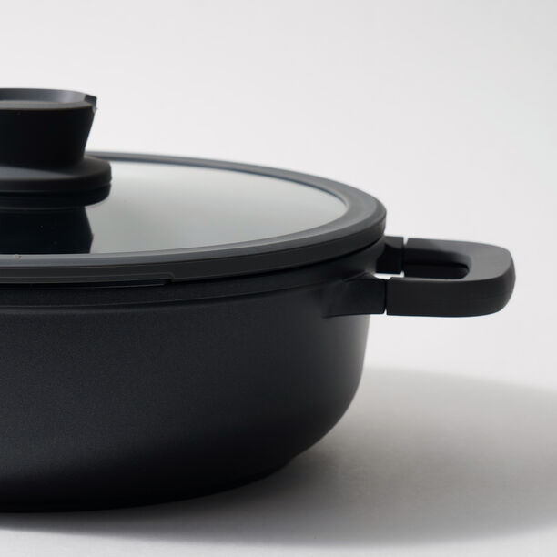 Berghoff aluminum two handle saute pan 28cm, black image number 5