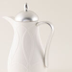 Dallaty White and Silver Plastic Flask, 1L 2 Pieces image number 4