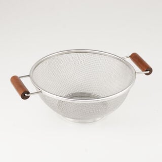 Alberto Stainless Steel Strainer With Wooden Handles 42.5*40.5*21.55Cm