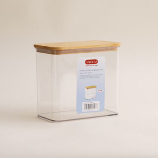 Pantry canister 1600ml with bamboo lid