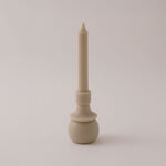 Homez Soya Wax Mono Candle, Beige 8*30Cm image number 1