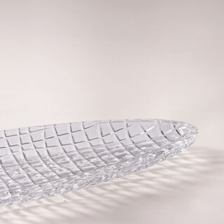 La Mesa triangle glass plate 44*17*3 cm