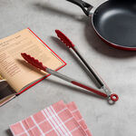 Betty Crocker Steel Kitchen Tong With Plastic Head L:35Cm image number 0