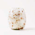 Homez glass jar candle 10*13.75cm, white image number 6