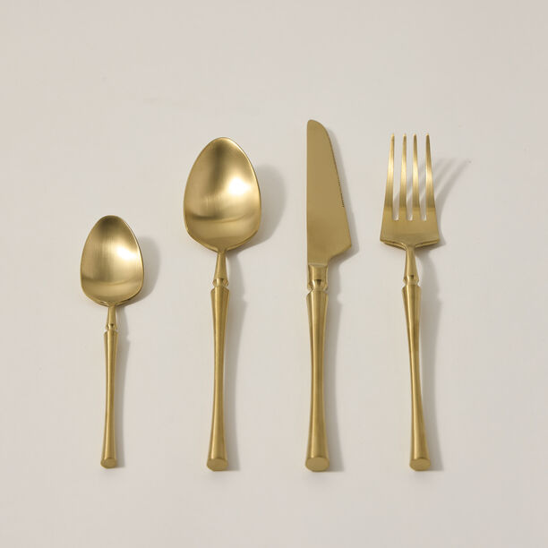 16 PCS CUTLERY SET GOLD image number 0