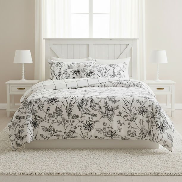 كوتاج طقم لحاف سرير ميكروفايبر 6 قطع فل 160*240سم image number 0