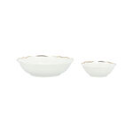 La Mesa gold bone porcelain dinner set 47 pcs image number 5