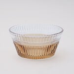 دلتي زبدية زجاج، عسلي، 4 قطع image number 2