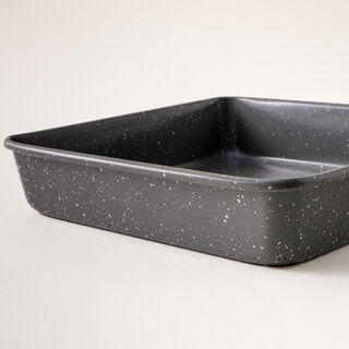 Alberto carbon steel square cake pan 5*24*24cm, grey