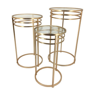 Flower Table 4Cm Gold