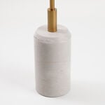 Homez Marble Side Table, Beige 31*53 Cm image number 2