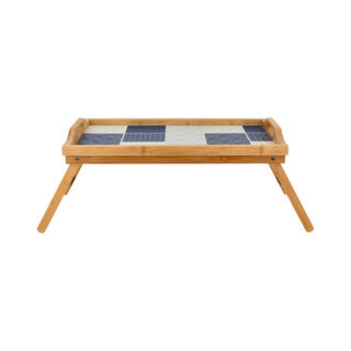 Bamboo Bed Tray with Pattern