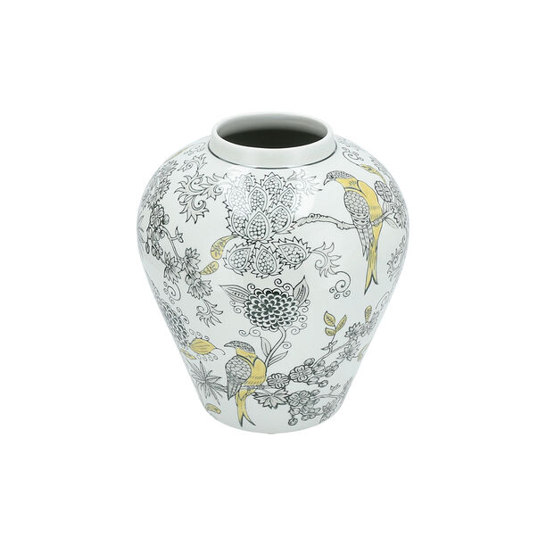 Decoargive Jar White And Bird Pattern 23 *23 * 25 cm image number 3