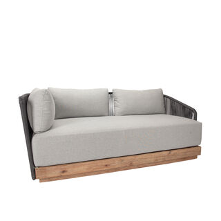 Lux L shaped patio set 2pcs, gray
