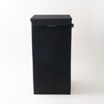 Homez polyester clothes organizer laundry box, black 62*32*17 image number 1