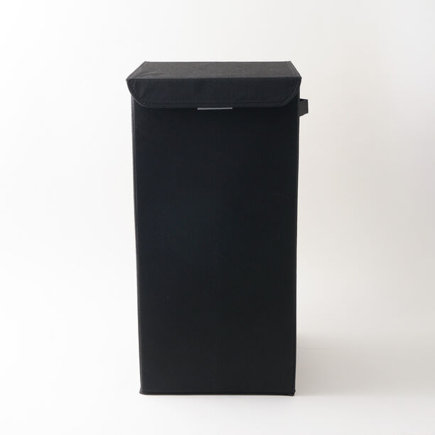 Homez polyester clothes organizer laundry box, black 62*32*17 image number 1