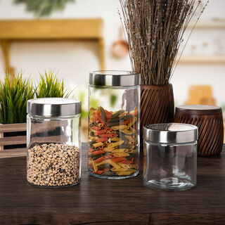 Alberto Container Set 3 Pieces Glass