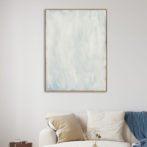 Homez wall art framed canvas wood, 90*120*4.5cm image number 1