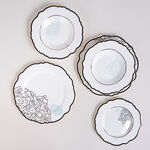 La Mesa white porcelain 18 pc dinner set image number 0