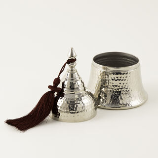 La Mesa Metal Serving Bowl For Hospitality, Silver, Small Size