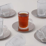 دلتي طقم شاي زجاج 12 قطعة image number 0