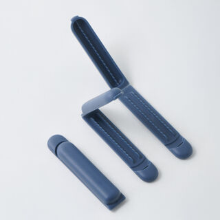 Alberto set of 9 bag clips blue large & small sizes, blue