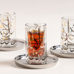 Oulfa silver glass 12 pcs Tea set image number 4