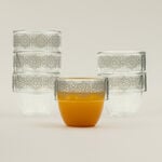 Dallaty glass coffee cup set 6pcs image number 0