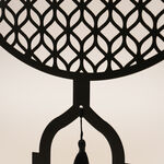 هومز ديكور رمضاني معدني بتصميم هلال، أسود 33*8*28سم image number 1
