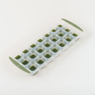 Alberto Green Plastic Ice Cube Tray 11.7*29.6*2.7 Cm