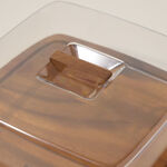Billi wooden cheese board with acrylic lid 29.50*29.50 cm image number 3