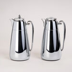 Dallaty set of 2 steel vacuum flask matt silver 1L image number 0