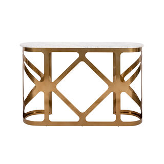 Diamond Link Fretwork Console Table 145*40.9*91.5 cm