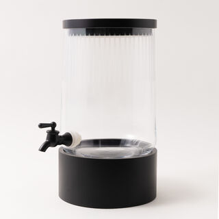 La Mesa clear glass beverage dispenser 3.2L