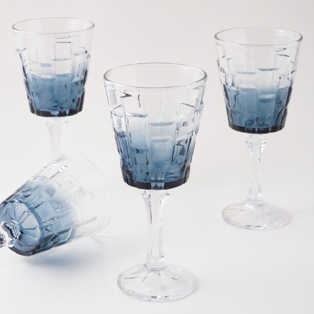 La Mesa Glass Tumbler Set 4Pcs 300Ml, Blue image number 0