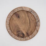 Pearl La Mesa Charger Plate Wood With Pearl Decoration, 36 cm Diameter image number 2