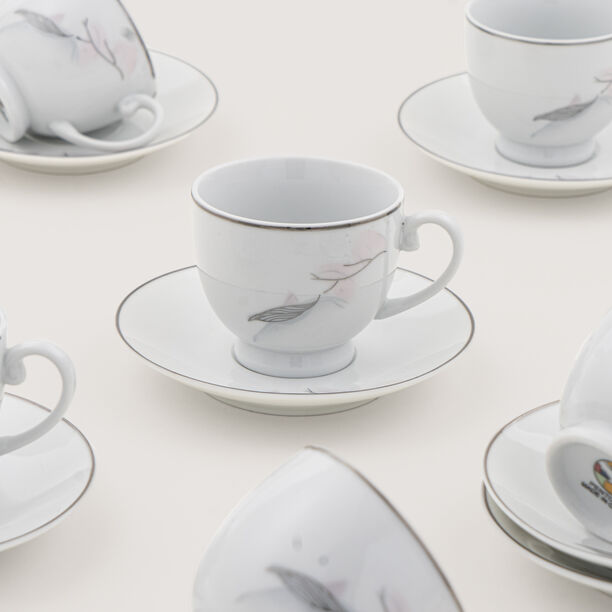 بنتولا طقم فناجين قهوة إسبريسو خزف صيني 12 قطعة image number 1