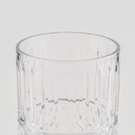 هومز سلة مهملات زجاج دايموند شفافة 18*18*26سم image number 2