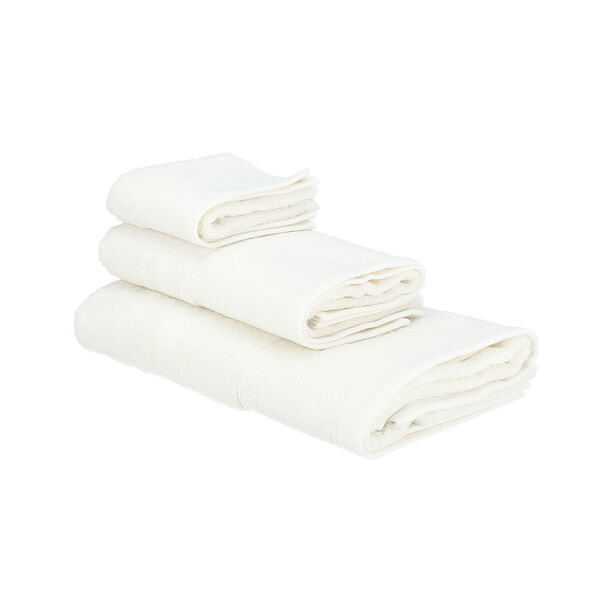 Cotton embroidered beige bath towel,70*140 cm image number 4