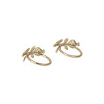 La Mesa Napkin Ring 2 Pieces Set Alloy Gold  image number 0