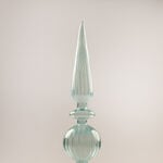 هومز قطعة ديكور رمضانية من الزجاج، أزرق 8.5*8.5*39سم image number 2
