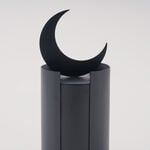 هومز مجموعة قمر حامل شموع، أسود، 8*8*17 سم image number 2