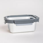 Alberto stainless steel microwavable lunch box with lid 800ml image number 1