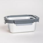 Alberto stainless steel microwavable lunch box with lid 800ml image number 1