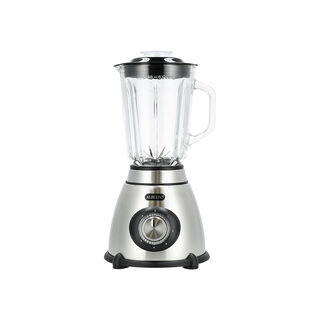 Alberto Steel Blender 3 In1 Glass Jar 400W